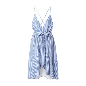 KENDALL + KYLIE Letné šaty  kráľovská modrá / biela