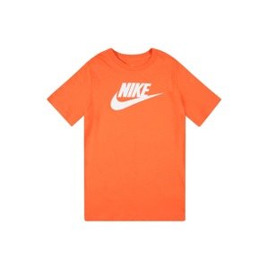 Nike Sportswear Tričko 'FUTURA'  oranžová / biela