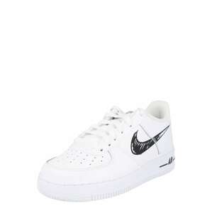 Nike Sportswear Tenisky 'FORCE 1'  biela / čierna