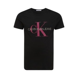 Calvin Klein Jeans Plus Tričko  čierna / ružová