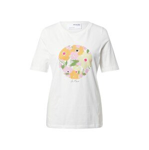 SELECTED FEMME Shirt 'KIN'  biela / zmiešané farby
