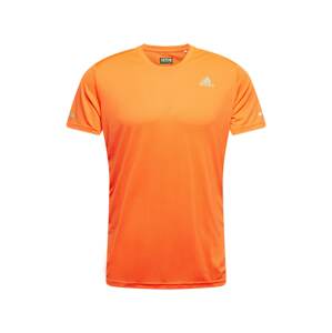 ADIDAS PERFORMANCE Funkčné tričko 'RUN IT'  oranžovo červená / svetlosivá