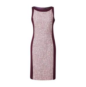 Vera Mont Puzdrové šaty  farba lesného ovocia / fialová melírovaná