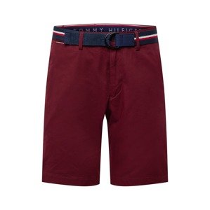 TOMMY HILFIGER Chino nohavice 'Brooklyn'  námornícka modrá / červená / biela