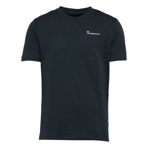 KnowledgeCotton Apparel Shirt 'ALDER'  tmavomodrá / biela / lososová