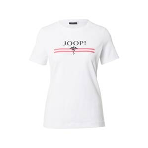 JOOP! Tričko 'Tami'  biela / čierna / ružová
