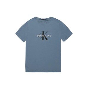 Calvin Klein Jeans Tričko  čierna / biela / modrosivá