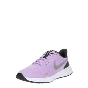 NIKE Športová obuv 'Revolution 5'  fialová melírovaná / striebornosivá / čierna