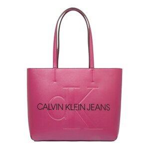 Calvin Klein Jeans Shopper  tmavoružová / čierna
