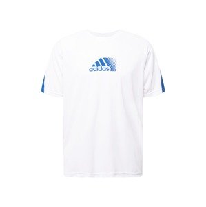 ADIDAS PERFORMANCE Funkčné tričko 'Seaso'  biela / modrá
