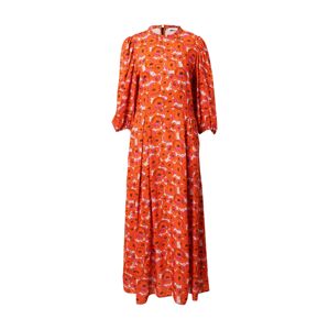 Hofmann Copenhagen Šaty 'Carly'  ružová / oranžová / tmavooranžová / biela / čierna
