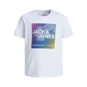 Jack & Jones Junior Tričko 'Coraz'  biela / zmiešané farby