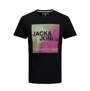 Jack & Jones Junior Tričko 'Coraz'  čierna / ružová / biela / oranžová / žltá / zelená