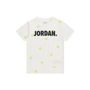 Jordan Funkčné tričko  biela / čierna / zelená