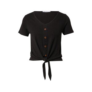Hailys T-Shirt 'Amber'  čierna