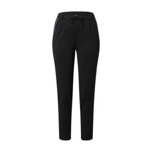 Calvin Klein Jeans Plisované nohavice  čierna / biela