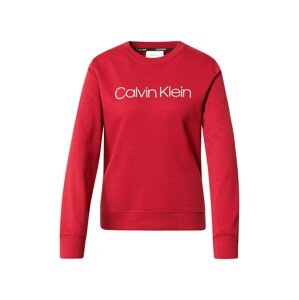 Calvin Klein Mikina  biela / malinová