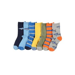 GAP Ponožky 'SHARK'  námornícka modrá / svetlomodrá / olivová / svetlooranžová / biela