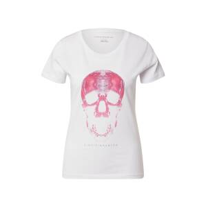 EINSTEIN & NEWTON Tričko 'Light Skull'  biela / ružová