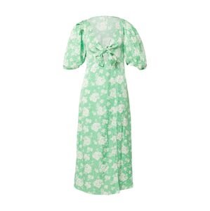 River Island Letné šaty 'SS TIE FRONT MIDAXI DRESS'  zelená
