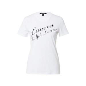 Lauren Ralph Lauren Tričko 'KATLIN'  čierna / biela