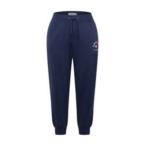 Tommy Jeans Curve Nohavice  námornícka modrá / červená / biela