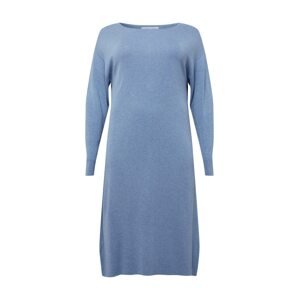 NU-IN Plus Pletené šaty  modrá melírovaná
