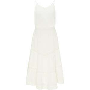 DreiMaster Vintage Šaty  biela ako vlna