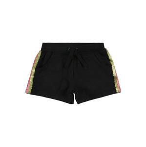 Boboli Shorts 'Flame'  čierna / zlatá / ružová
