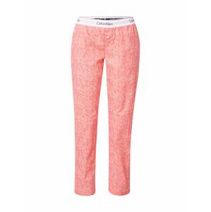 Calvin Klein Underwear Pyžamové nohavice  koralová / biela / čierna / pastelovo fialová