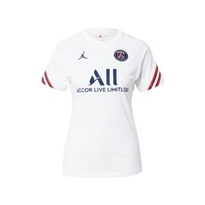 NIKE Funkčné tričko 'Paris Saint-Germain'  biela / námornícka modrá / červená