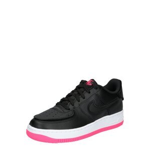 Nike Sportswear Tenisky 'Air Force'  čierna / ružová / biela