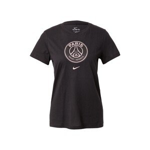 NIKE Funkčné tričko 'Paris Saint-Germain'  čierna / svetloružová