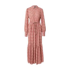Y.A.S Košeľové šaty 'MITURA'  svetlohnedá / biela / ružová