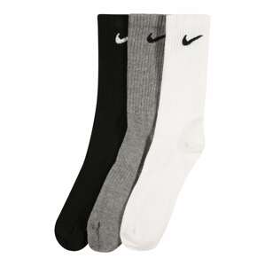 NIKE Športové ponožky 'EVERYDAY'  sivá melírovaná / čierna / biela