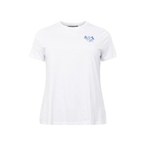 Lauren Ralph Lauren Plus Tričko 'KATLIN'  modrá / biela