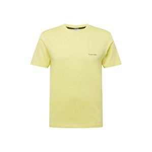 Calvin Klein Tričko  citrónová žltá / čierna