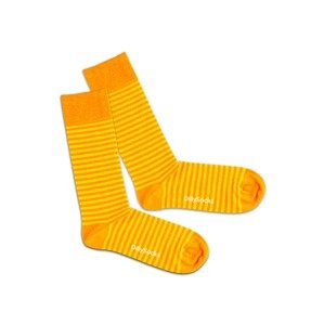 DillySocks Ponožky 'Sun Ring'  žltá / oranžová