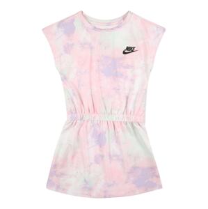 Nike Sportswear Šaty  biela / ružová / svetlofialová