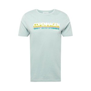 Lindbergh T-Shirt 'Copenhagen'  opálová / citrónová žltá / biela / modrá / svetlozelená