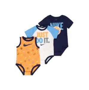 Nike Sportswear Body  námornícka modrá / svetlomodrá / sivá / oranžová / biela