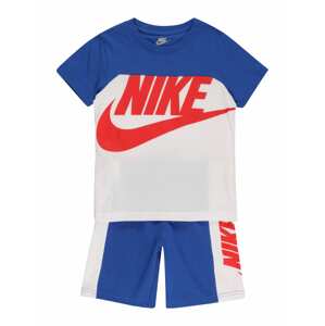 Nike Sportswear Set  tmavomodrá / biela / oranžovo červená