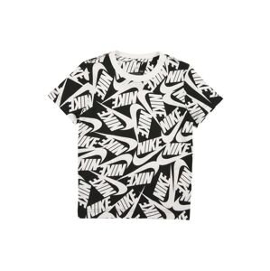 Nike Sportswear T-Shirt  čierna / biela