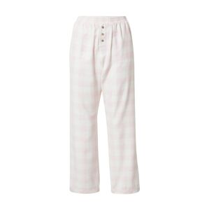 Cotton On Body Pyžamové nohavice  pastelovo ružová / biela