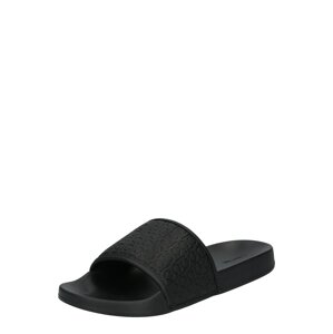 Calvin Klein Plážové / kúpacie topánky  čierna