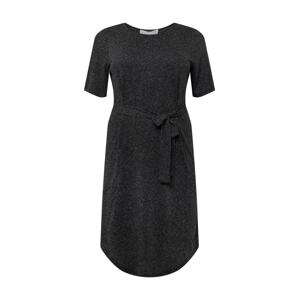 Selected Femme Curve Plážové šaty 'LIVY'  čierna melírovaná