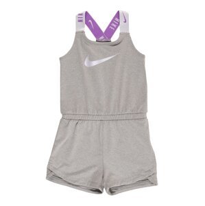 Nike Sportswear Overal  sivá / svetlofialová / biela