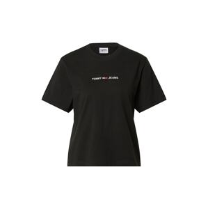 Tommy Jeans Tričko  tmavomodrá / červená / čierna / biela