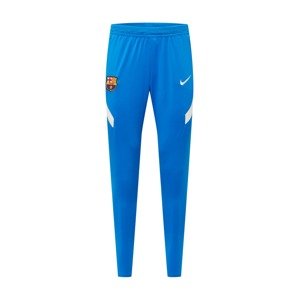 NIKE Športové nohavice 'FC Barcelona Strike'  biela / kráľovská modrá