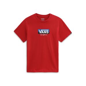 VANS Shirt  biela / červená / tmavomodrá